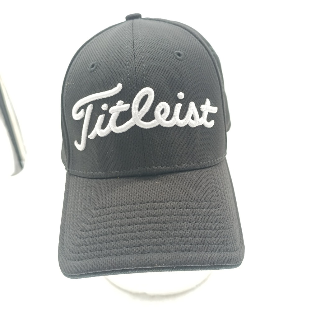 Titleist New Era TPC Scottsdale Golf Hat Black Fitted L/XL Performance Cap #8